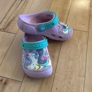 Crocs - Unicorn. Kids size 11.